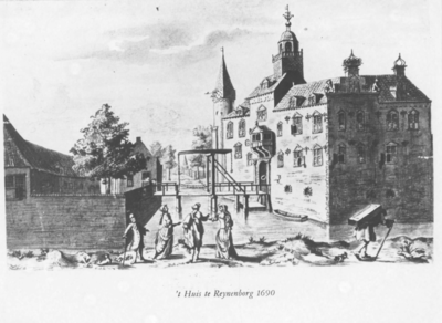 1000583 Gezicht op Kasteel Rijnenborg te Jutphaas.